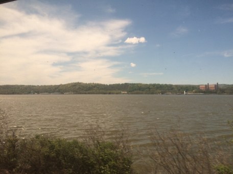 Hudson River from Train